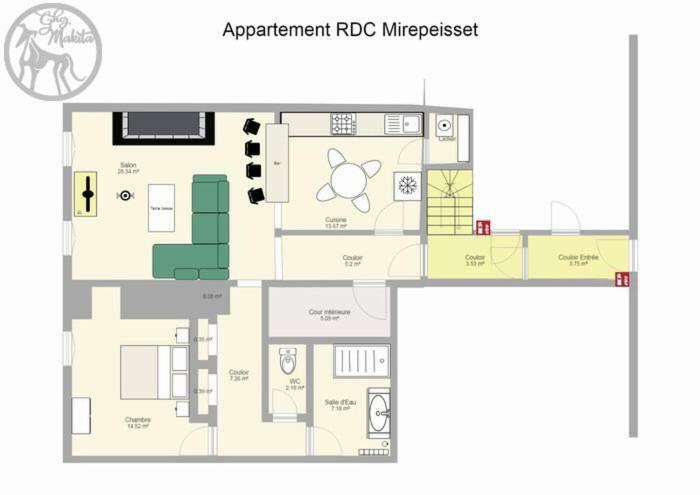 Appartamento Chez Makita - Rdc Mirepeisset Esterno foto